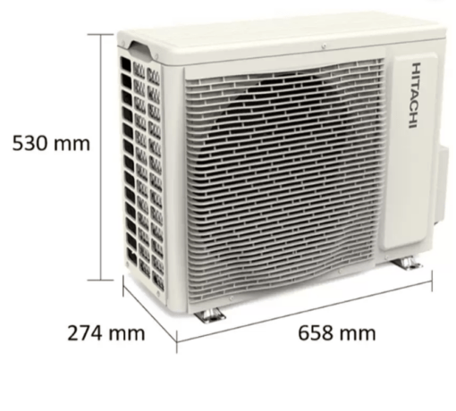 Hitachi 1 Ton 3 Star Split Inverter AC - White  (RAPG312HFEOZ1, Copper Condenser) - Image 2